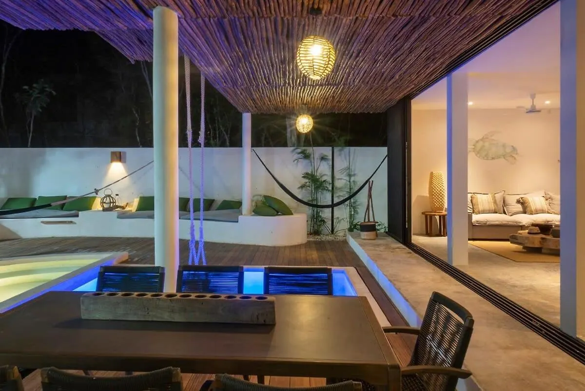 Tulum Villa 4Br Jacuzzi Private Pool Gated Community 0*,  Mexico