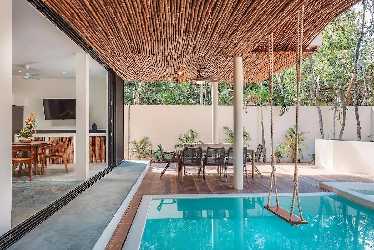 Tulum Villa 4Br Jacuzzi Private Pool Gated Community