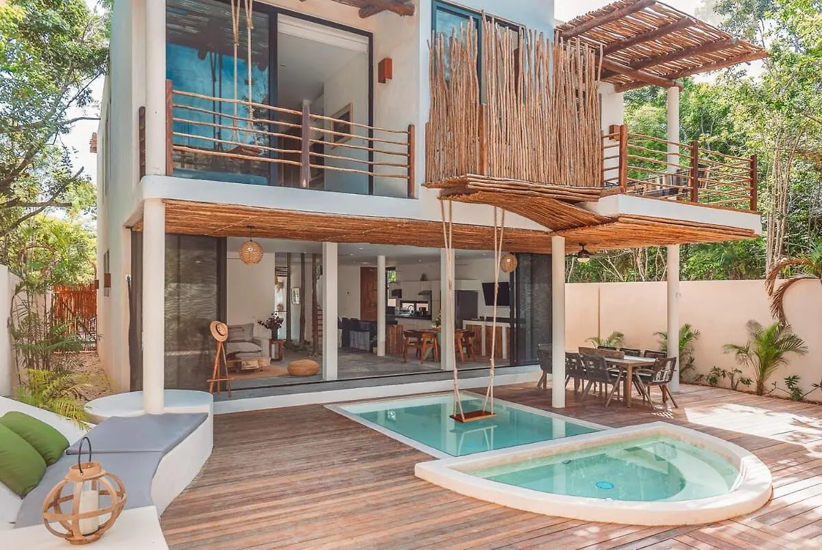 Tulum Villa 4Br Jacuzzi Private Pool Gated Community 0*,  Mexico